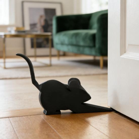 Растягивающийся Животный Дверной Стопор-Клин Противоскользящий Ветрозащитный Без Сверления Противоударный Для Дома Офиса Коврового Покрытия Плитки Бетонного Деревянного Пола Декоративный Дверной Стопор