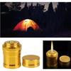 Мини спиртовая лампа из алюминиевого сплава, портативная, большой емкости, металлическая, для кемпинга, инструмент для освещения, для выживания на открытом воздухе, для пеших походов