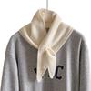 New Fashionable Soft Waxy Wool Small Scarf for Women All Match Neck Scarf Scarf Shawl High End Warm Scarf