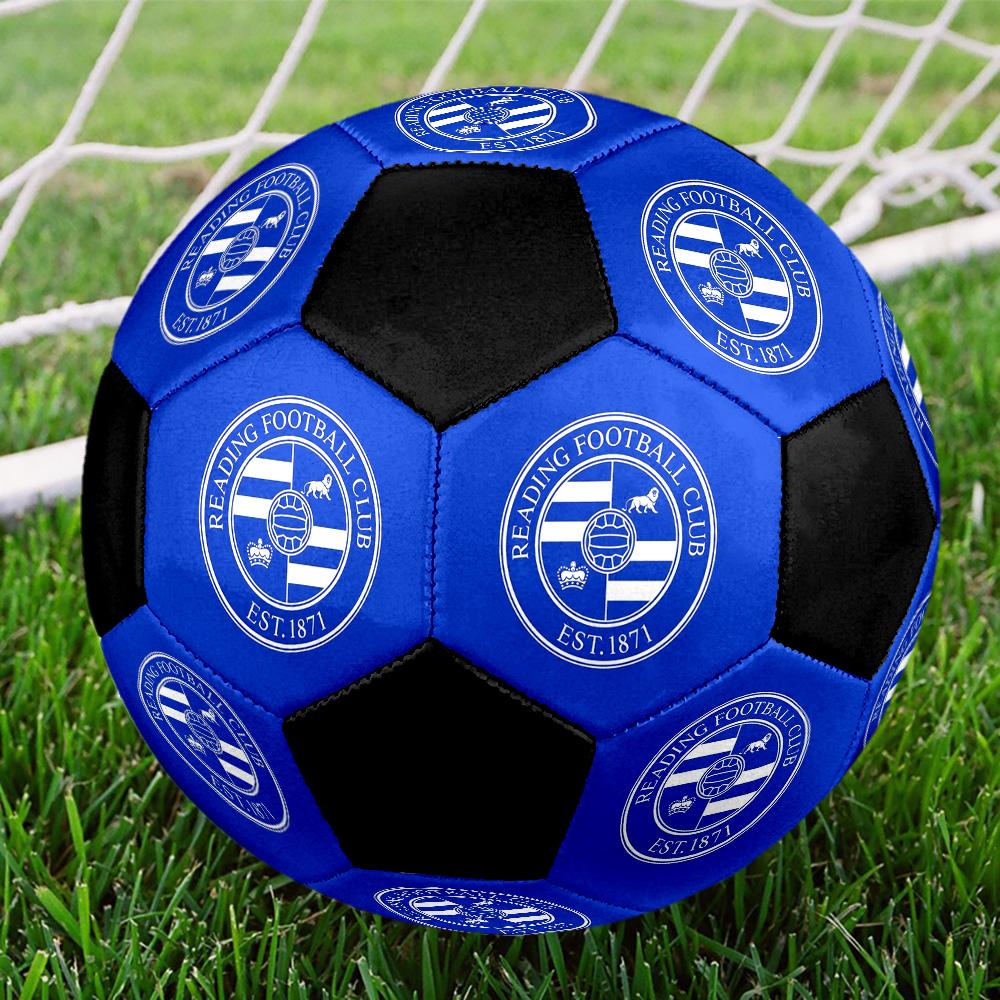 Reading FC Soccer Ball Colorful All Ages Machine Stitched PVC Competition Ready Durable High-Bounce.SIZE5