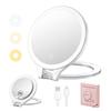 Зеркало со светодиодной подсветкой Luxspire LED Light Mirror Зеркало для макияжа Ручное зеркало Тип зеркала Актрисы Складное настольное настенное голливудское зеркало для макияжа