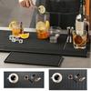 Rubber Bar Mat Anti-slip PVC Cafe Bar Mats Home Cup Mat Waterproof Heat Resistant Durable Kitchen Drain Mat Dish Drying Mats