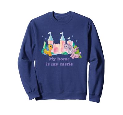 Винтажный свитшот My Little Pony Classic Мой дом - моя крепость