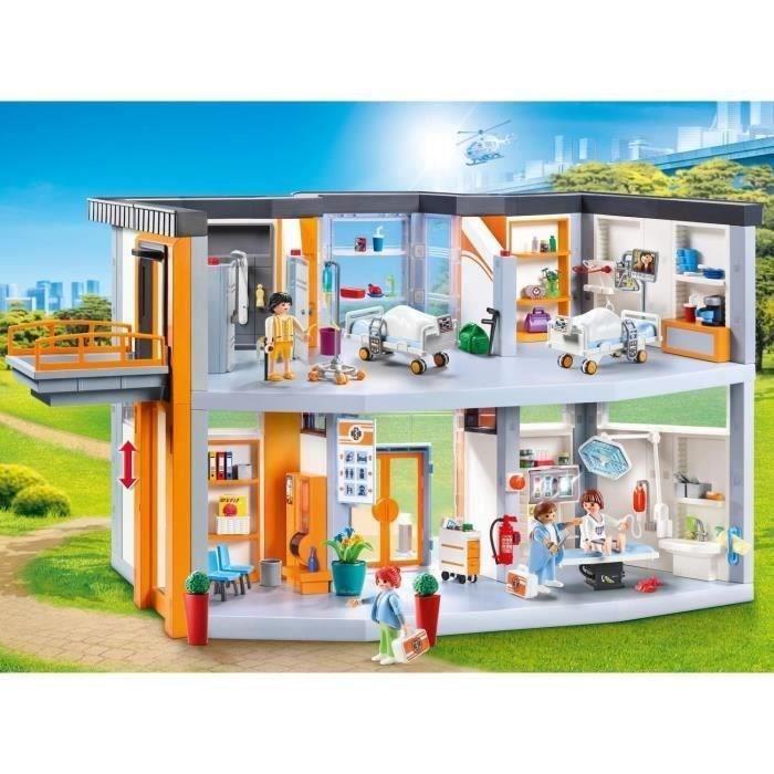 PLAYMOBIL - 70190 - City Life L'Hôpital - Hôpital Aménagé - 512 Pièces - Pour Enfant De 4 Ans Et Plus
