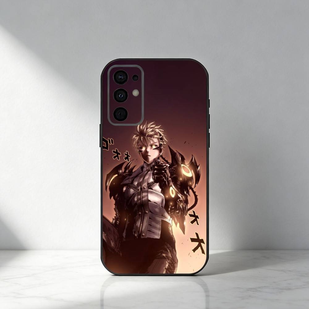 O-One Punch Man G-Genos Phone Case For Samsung S25,S24,S21,S22,S23,S30,Ultra,S20,Plus,Fe,Note,5G Black Cover