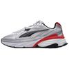 Серебристо-белые красные унисекс кроссовки Puma-Silver Puma-White For-All-Time-Red 406203-12