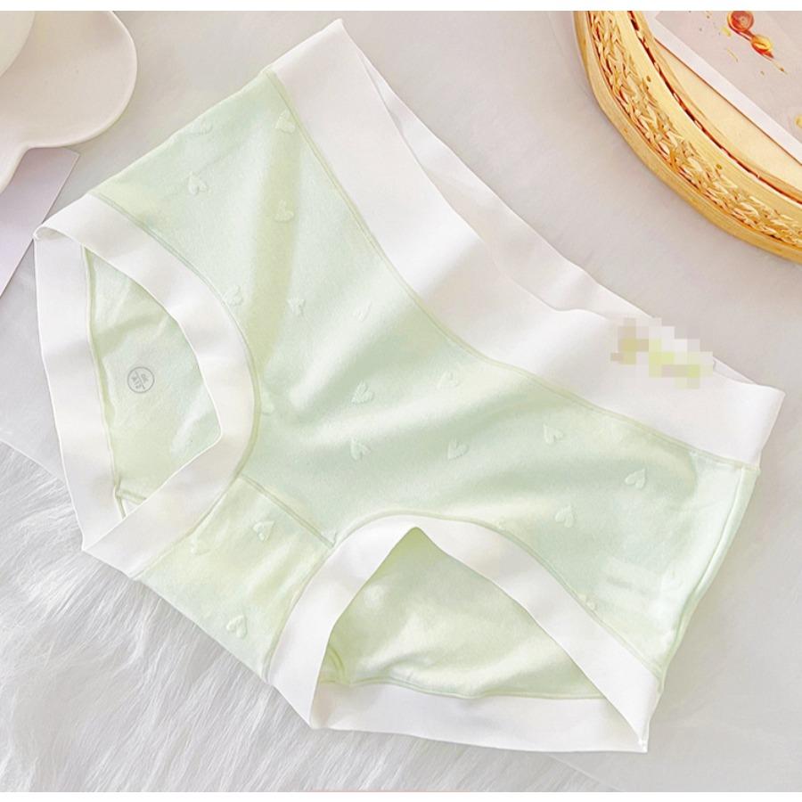 Lingerie Women's Underwear with No Trace Large Size Hip Hugging Breathable Mid Waist Briefs Female Panties