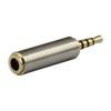 3.5mm to 2.5mm Male to Female Converter Earphone Amplifier Audio Connector Audio Plug Audio Adapter