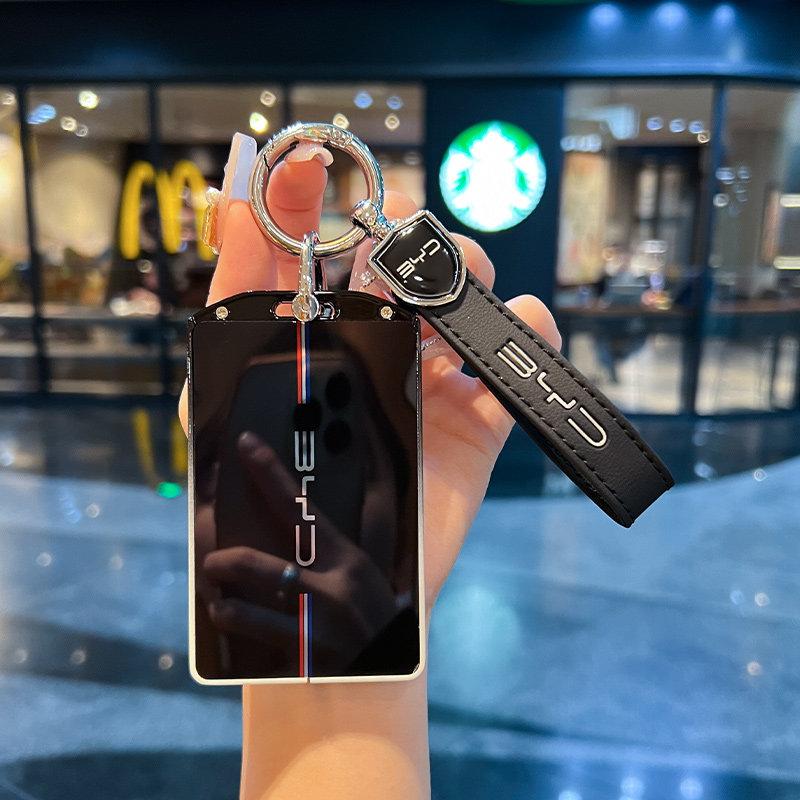 Для BYD Защитная крышка для карты-ключа Han EV Tang DMI Song Pro Qin Plus Dolphin Yuan Seal NFC Карта Чехол-пряжка