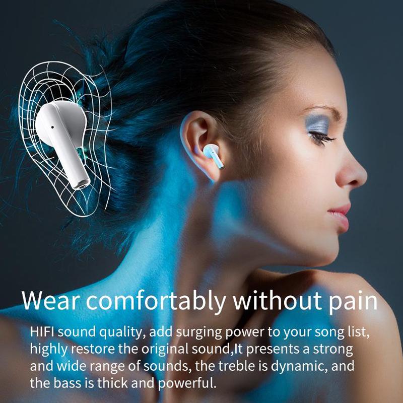 5Pro Беспроводные наушники-вкладыши Bluetooth-наушники с активным шумоподавлением HD Call Профессиональная игровая гарнитура для Android и IOS