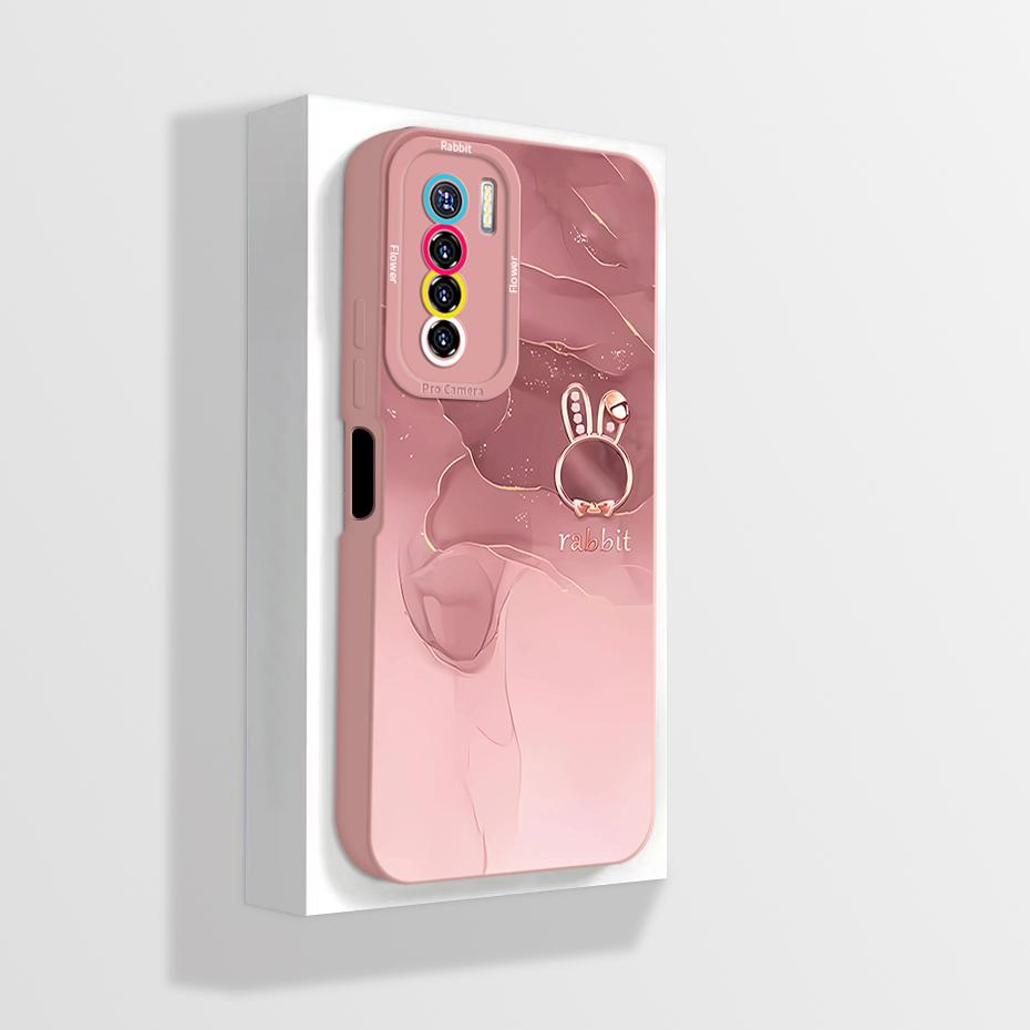 Чехол для телефона Tecno Camon 17 Pro Эстетичный Полная защита Жидкий силикон Funda для Tecno Camon 17P 17Pro Camon17 Задняя крышка