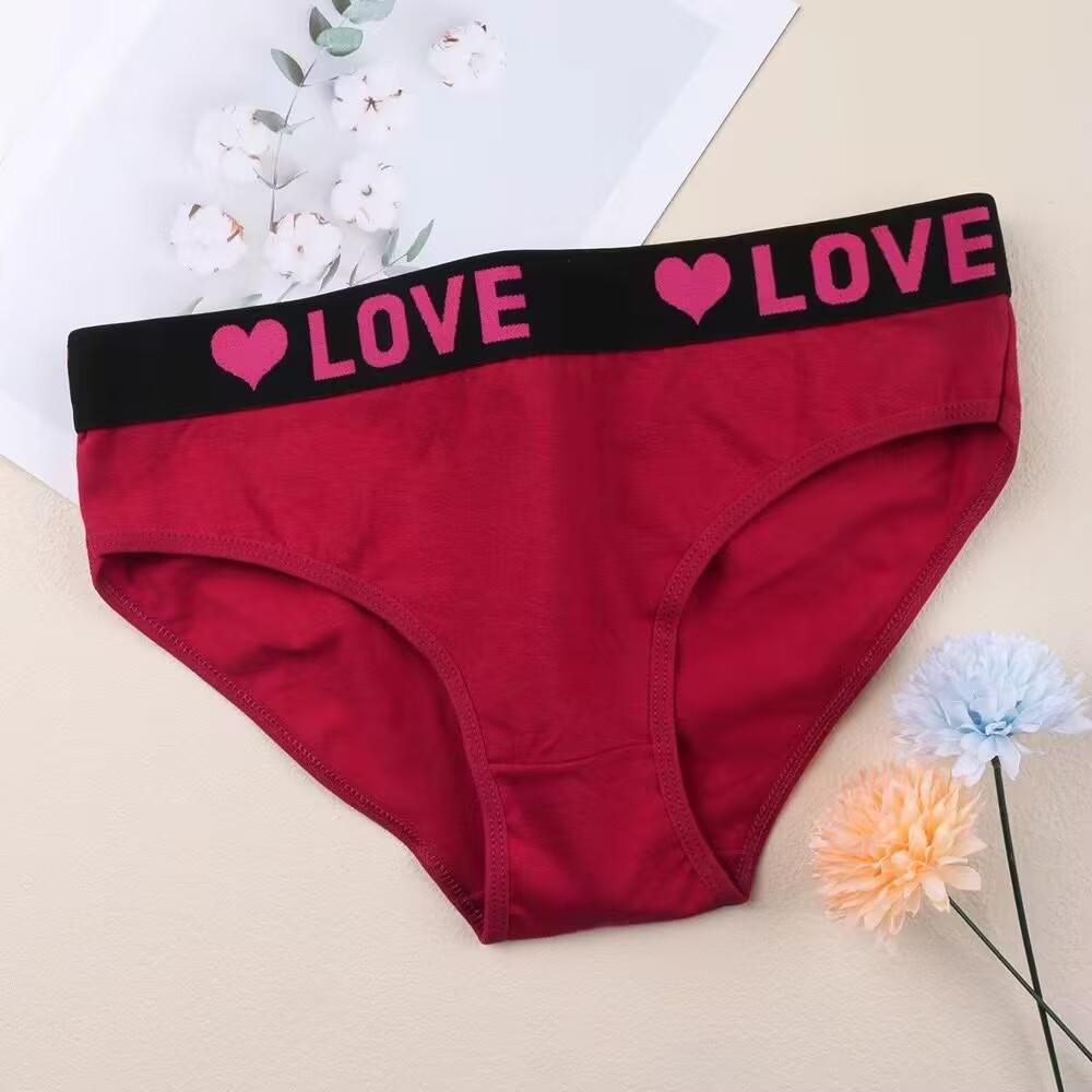 Женские хлопковые трусики Мягкое нижнее белье Удобные трусы Цветочные кружевные трусы Трусики с низкой посадкой Нижнее белье M-XL