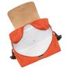 Longchamp Le Pliage Однотонный Рюкзак на молнии Тисненый логотип Кнопка Холщовый рюкзак Женский рюкзак Оранжевый 1699089P85