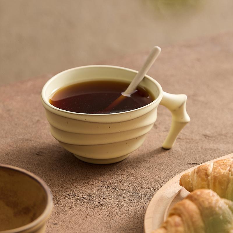 Высокоценная кофейная чашка высококлассная керамическая японская ретро кружка нишевый дизайн чашка для молока чашка для завтрака