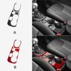 Real Soft Carbon Fiber Sticker For Fiat 500X 2014 2015 2016 2017 2018 2019 2020 2021 2022-2026 Car Gear Shift Center Accessories