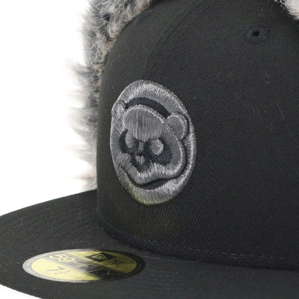 New Era 59FIFTY с боковым патчем 'Dogear' MLB ONSPOTZ Специальное издание CHC Черный 7 5/8 (Чикаго Кабс)
