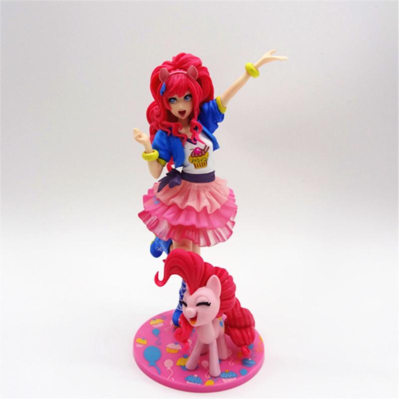 Новая серия My Little Poni Радужная Аниме Фигурка Милая Кукла Applejack Игрушка Fluttershy Twi Light Sparkle Модель Кукла Игрушка Подарок на День Рождения