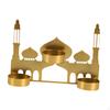 Арабский подсвечник Золотой замок Подставка Новинка Праздничный подарок Украшение Декоративное