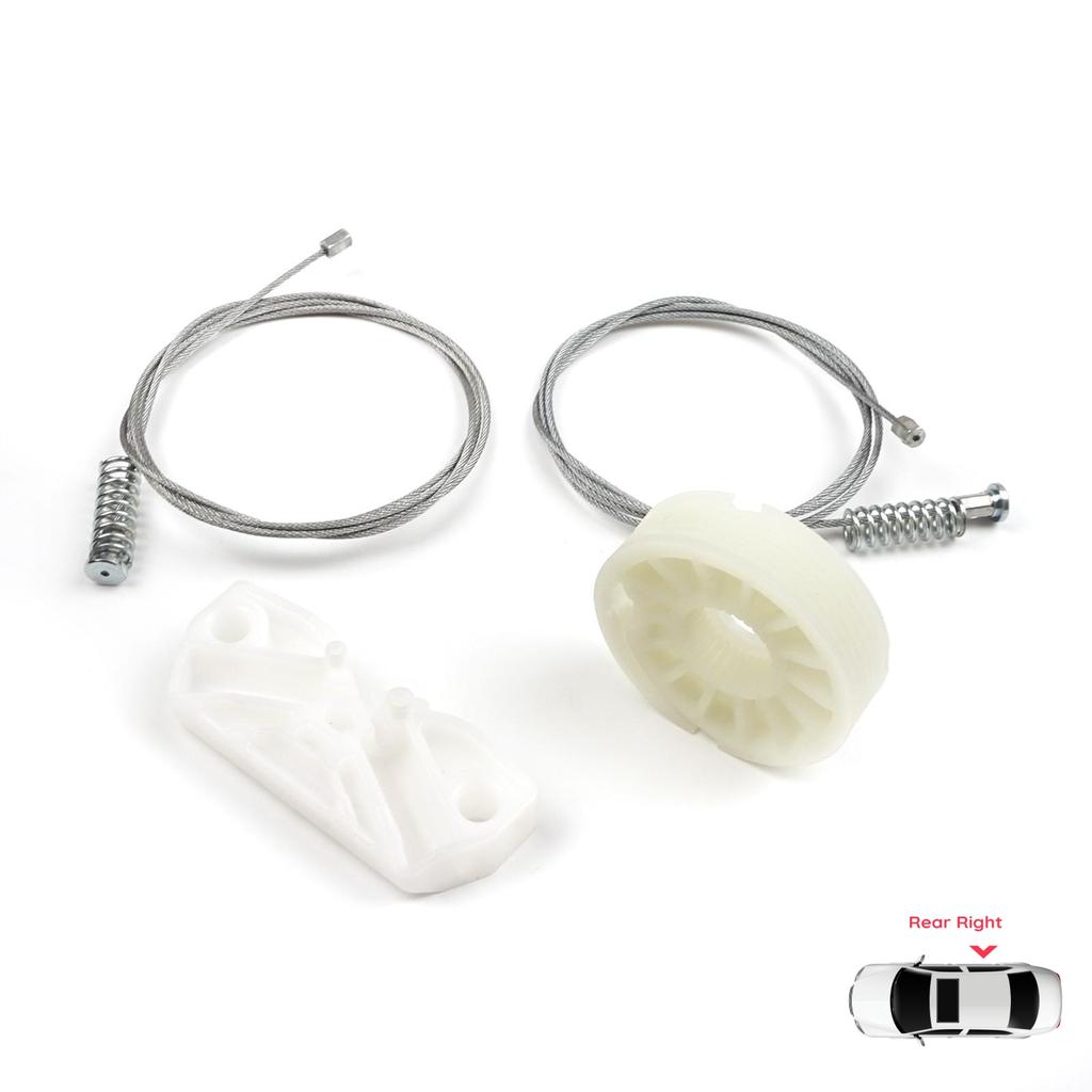 EWR1120 Electric Window Regulator Repair Kit Rear Right Quarter for Mercedes CLK W209 C209 A209 2002-2009 2-Door A2096700203