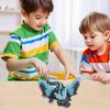 3D Printed Dragon Figurine Glow-in-the-dark Flying Dragon Fidget Toy with Movable Joints Luminous Articulated Dragon Decoration Ornament