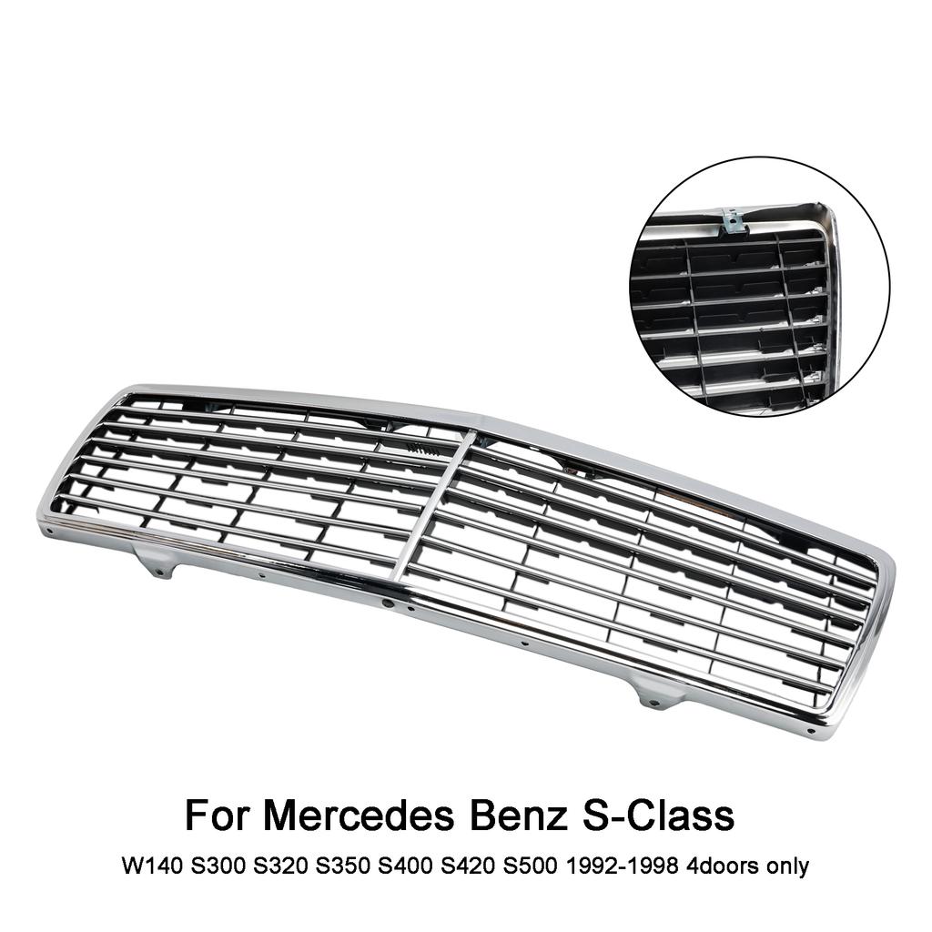 Хромированная решетка переднего бампера подходит для Mercedes-Benz S-Class W140 1992-1998