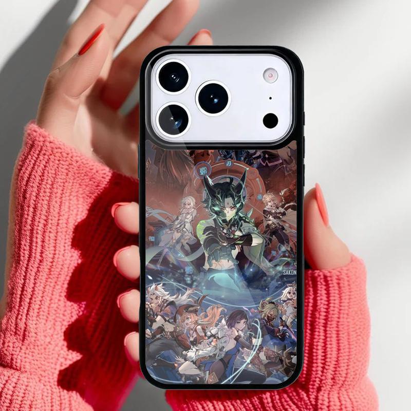 Hot Genshin Impact Game Phone Case for iPhone 17 16 15 14 13 Pro Max Back Cover for 12 11 Pro Coque