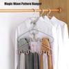 Вешалки для одежды с волнообразным узором, многофункциональные, волшебные, вешалки премиум-класса, органайзер для экономии места в шкафу