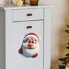 Cartoon and Cute Santa Claus Wall Stickers for The Entrance and Living Room Decoration and Beautification