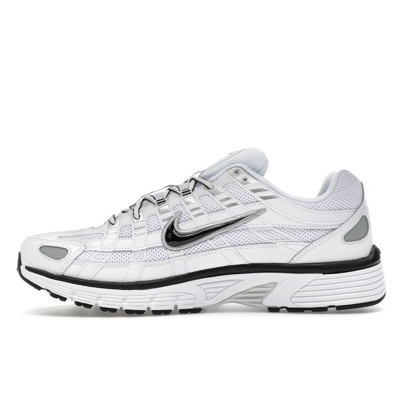 Nike P-6000 Белый Металлик Серебристо-Черный Унисекс Кроссовки CD6404-107