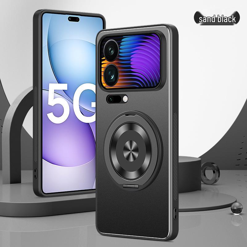 Защитный чехол-подставка Xiaomi 17 Pro/Pro Max с матовой поверхностью, полноформатная защита, противоударный дизайн для мужчин