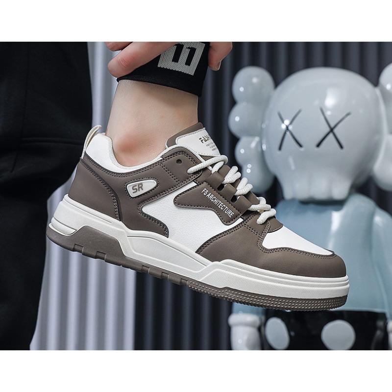 2024 New Trendy Men's Sneakers Designer Men's Shoes Outdoor Casual Tennis Shoes Comfortable Pu Platform Shoes Tenis Masculino