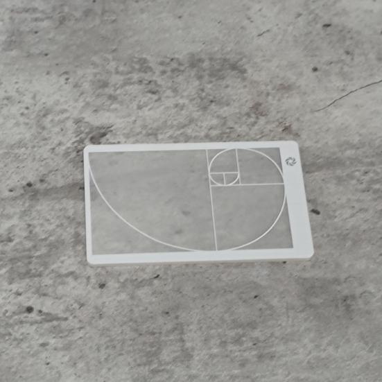 3Pcs Golden Ratio Viewfinder Ruler Fibonacci Rule of Thirds Composition Portable Clear Acrylic Photography Drawing Painting Ruler Card Positioning