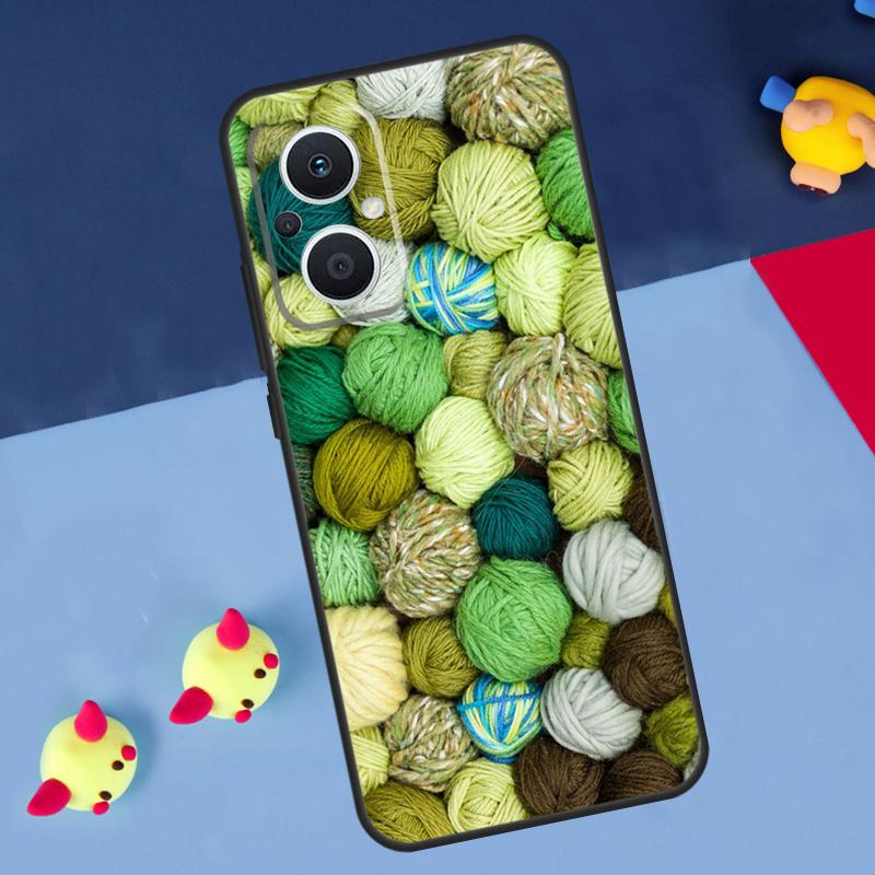 Шитье Вязание Крючком Для OPPO Reno 12F 13F 14F 11F 10 11 12 13 14 Pro 8T 7 8 Lite OPPO Find X9 X8 X6 X5 Pro Чехол