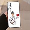 Nurse Medical Health Heart Case For Honor Magic 5 Pro 50 70 90 Lite Honor 8X 9X X9b X9a X8a X7a X6a X6 X7 X8 X9 Cover