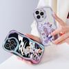 Cute Cartoon Pattern Cream Texture Casing Wavy Edge Soft Silicone Cover Phone Case for Vivo