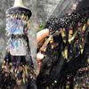 50*130cm Gradient Color Illusion Sequin Tassels Fabric For Wedding Dress Fashion Designer Cloth For Diy Sewing Material