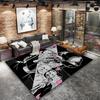 Daft Punk Carpet Rug for Living Room Bedroom Home Sofa Decoration,Kids play Nonslip Floor Mat