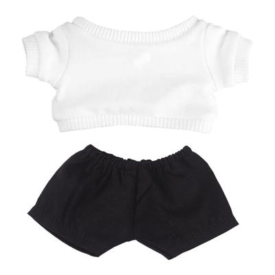 Niannyyhouse 20см Одежда для кукол, Хлопковая одежда для кукол, Куртка и брюки, Одежда для кукол-младенцев, Одежда для переодевания плюшевых игрушек (белый)