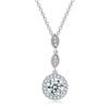 ZHOUYANG Fashion Crystal Pendant Neck Chain For Women Cubic Zirconia Rose Gold Color Necklace Jewelry Top Quality Gifts N428