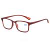 Men'S Square Myopia Glasses Ultra Light Comfortable And Anti Blue Light Glasses Optical Prescription Eyeglasses -1.0 To -4.0