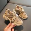 Девочки спортивная обувь весна и осень новая детская повседневная обувь универсальная однотонная мягкая подошва кроссовки мальчики прилив