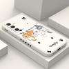 Чехол для телефона с рисунком собаки для Samsung Galaxy A17 A56 A55 A35 A25 A15 A05 A05S A54 A34 A24 A14 A04 A04S A04E 4G 5G