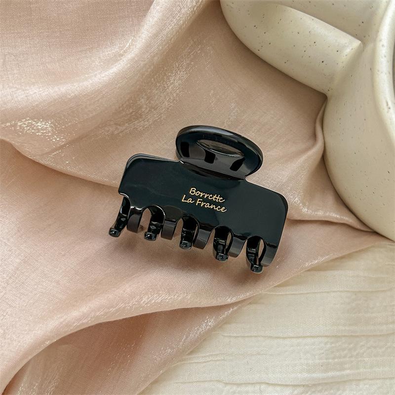 Заколка-краб из высококачественного ацетата Русалочка 2024 для женщин - Маленькая заколка-автомат для волос на весну/лето