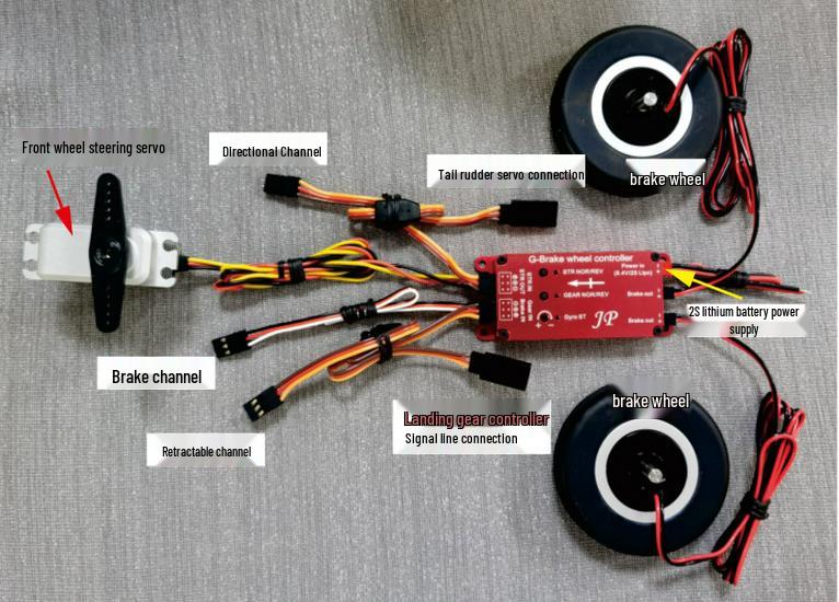 JP Model Ducted Fan RC Jet Accessories with Gyro Brake Controller