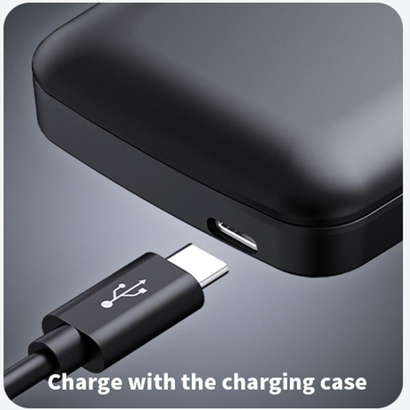 Wireless Earphones 6.1 - Stereo Headphones with Noise Canceling, HD Mic, and Handsfree Calling - Compatible with All Smartphones