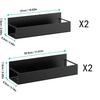 Magnetic refrigerator shelf No punching seasoning rack Refrigerator side hanger Kitchen supplies storage rack Storage