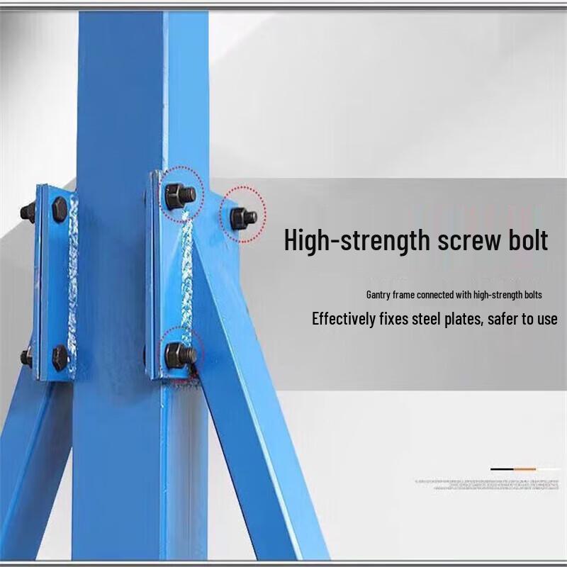 Small Mobile Gantry Crane with Electric Hoist