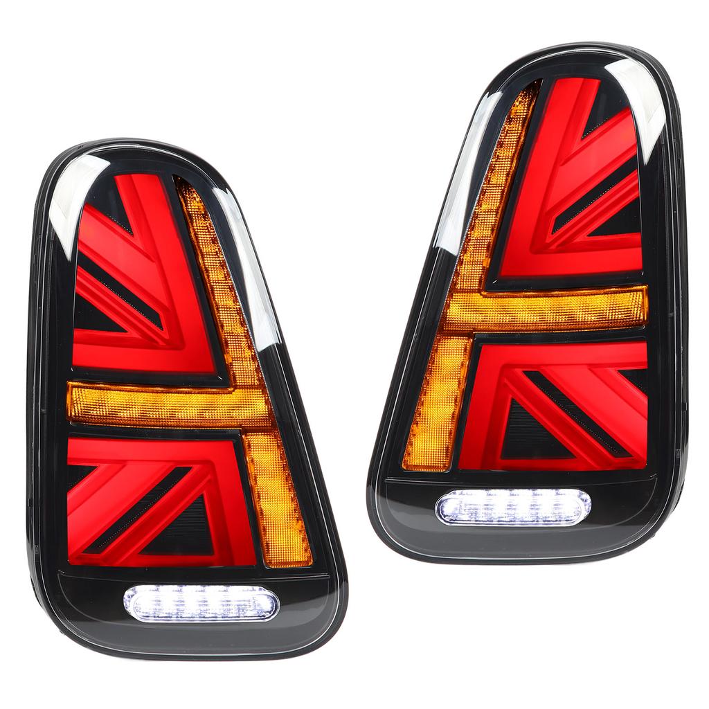 Полностью светодиодные задние фонари Union Jack с динамическими указателями поворота и стоп-сигналами для Cooper R50 R52 R53