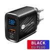 QC3.0+PD USB+TYPE-C Raqamli Displeyli Zaryadlovchi 5V Mobil Telefon Zaryadlash Boshi PD+USB Zaryadlash Boshi