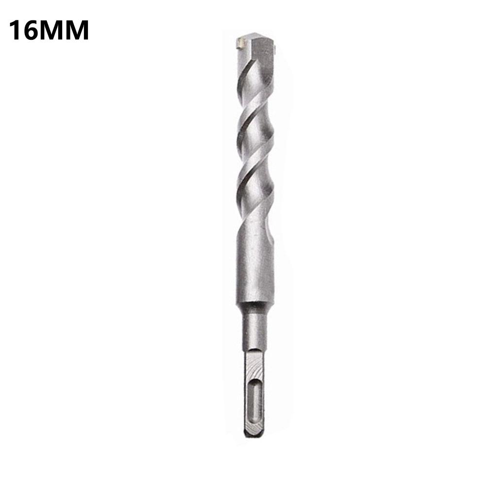 Flat Tip 2 Cutter Drill Bit Rotary Spare Parts Square Shank 150mm Masonry Replacement Accessories HRC45 To HRC48